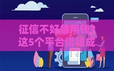 征信不好急用钱？这5个平台借钱成功率高！