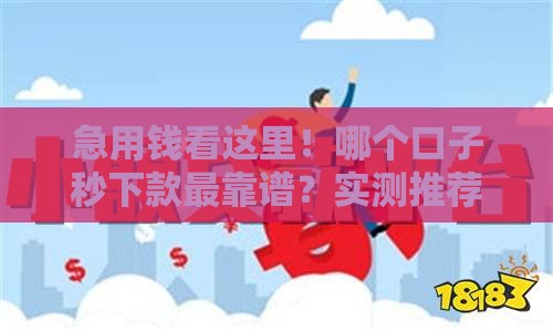 急用钱看这里！哪个口子秒下款最靠谱？实测推荐这3个平台