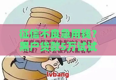 征信不良急用钱？黑户贷款5万试试这些方法