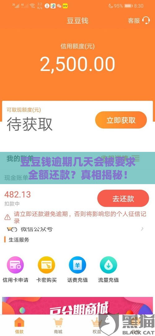 豆豆钱逾期几天会被要求全额还款？真相揭秘！