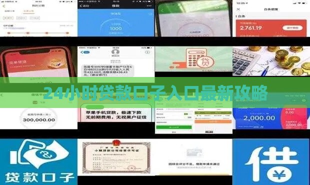 24小时贷款口子入口最新攻略