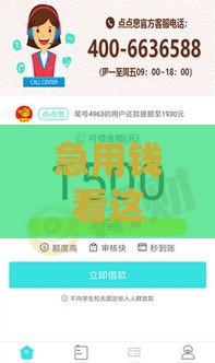 急用钱看这里！5个审核快分期口子下款攻略