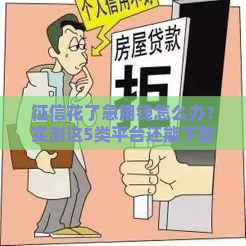 征信花了急用钱怎么办？实测这5类平台还能下款！