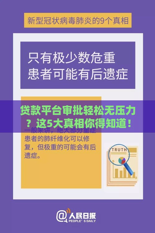 贷款平台审批轻松无压力？这5大真相你得知道！
