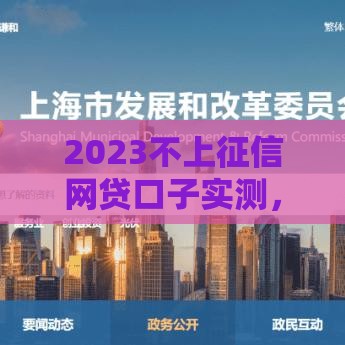 2023不上征信网贷口子实测，这5个平台审核快还能应急