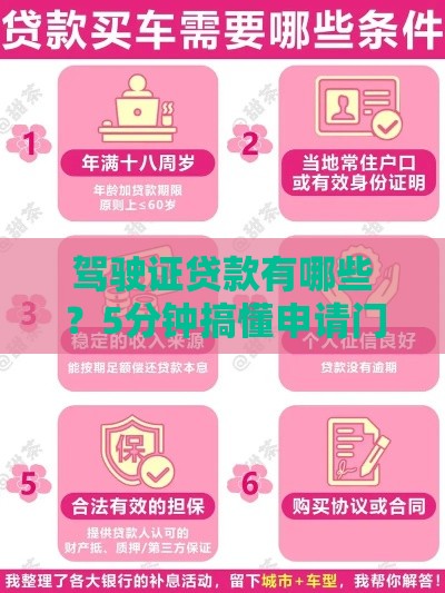 驾驶证贷款有哪些？5分钟搞懂申请门道！