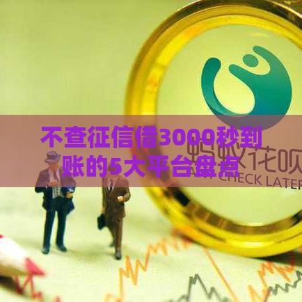 不查征信借3000秒到账的5大平台盘点