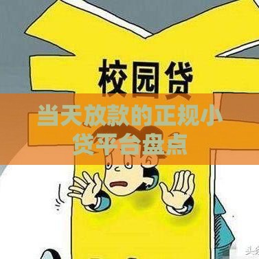 当天放款的正规小贷平台盘点