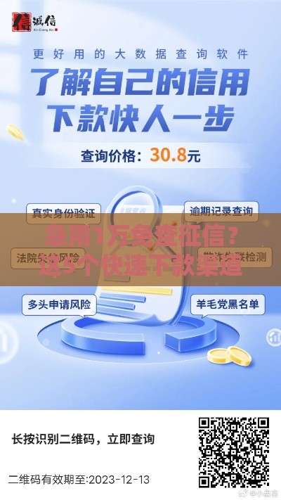 急用1万免查征信?这5个快速下款渠道实测 急用1万免查征信?这5个快速下款渠道实测
