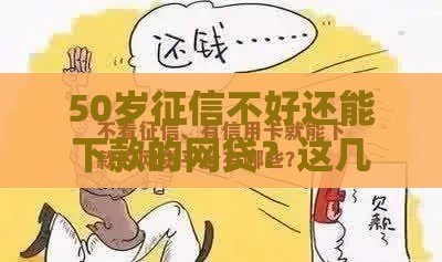 50岁征信不好还能下款的网贷？这几家平台或许能帮到你