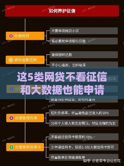这5类网贷不看征信和大数据也能申请
