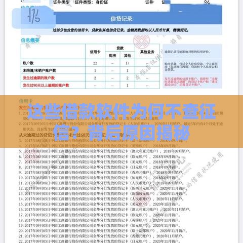 这些借款软件为何不查征信?背后原因揭秘 这些借款软件为何不查征信?背后原因揭秘