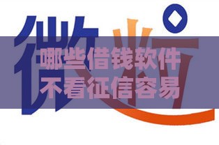 哪些借钱软件不看征信容易下款？