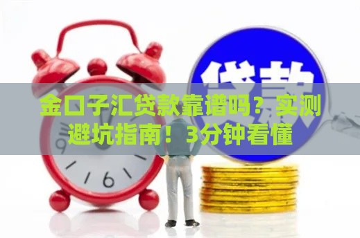 金口子汇贷款靠谱吗？实测避坑指南！3分钟看懂