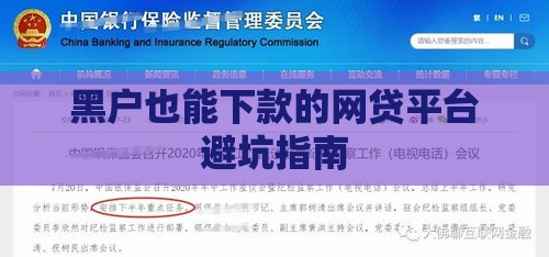 黑户也能下款的网贷平台避坑指南