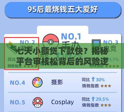 七天小额贷下款快？揭秘平台审核松背后的风险逻辑