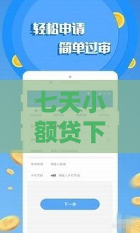 七天小额贷下款快？揭秘平台审核松背后的风险逻辑