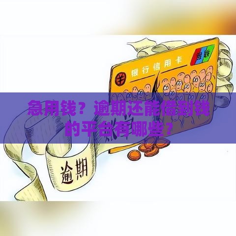 急用钱？逾期还能借到钱的平台有哪些？