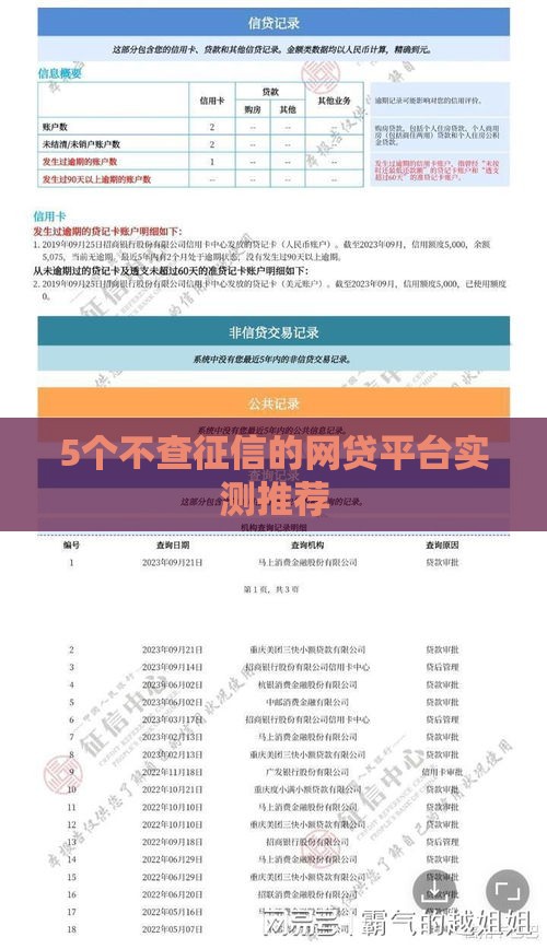 5个不查征信的网贷平台实测推荐