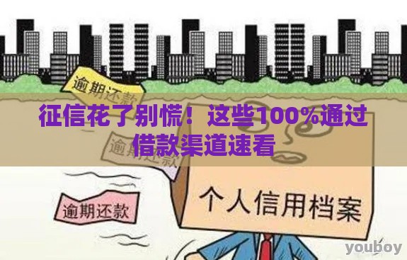 征信花了别慌！这些100%通过借款渠道速看