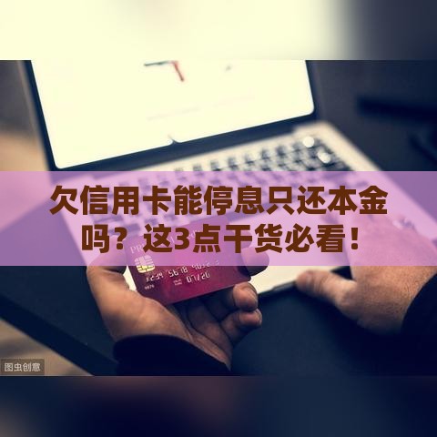 欠信用卡能停息只还本金吗？这3点干货必看！