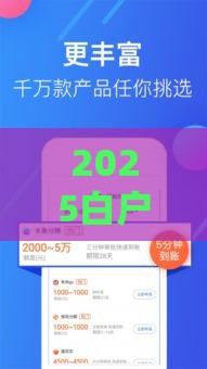 2025白户必看！手把手教你拿下首笔借款的口子