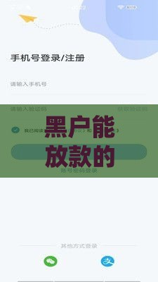 黑户能放款的平台有哪些呢？这5类渠道或有机会！
