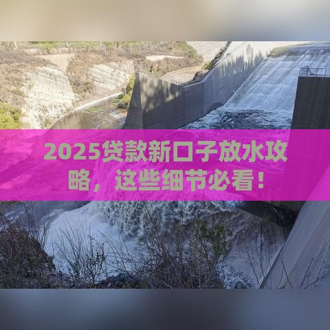 2025贷款新口子放水攻略，这些细节必看！