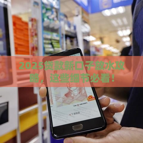 2025贷款新口子放水攻略，这些细节必看！