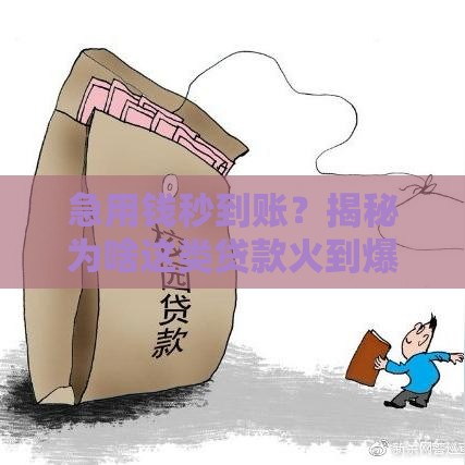 急用钱秒到账？揭秘为啥这类贷款火到爆！