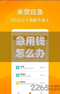 急用钱怎么办？银行应急贷款申请攻略，3分钟搞懂流程！
