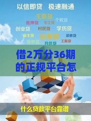 借2万分36期的正规平台怎么选才靠谱？
