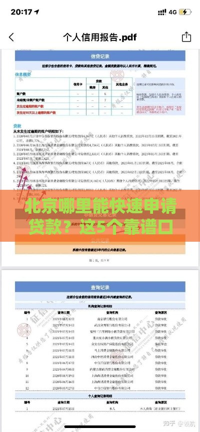 北京哪里能快速申请贷款?这5个靠谱口子别错过! 北京哪里能快速申请贷款?这5个靠谱口子别错过!