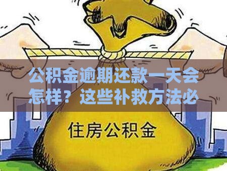 公积金逾期还款一天会怎样？这些补救方法必须知道