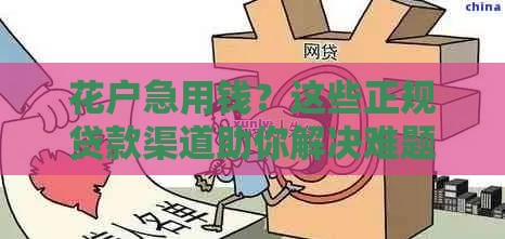 花户急用钱？这些正规贷款渠道助你解决难题