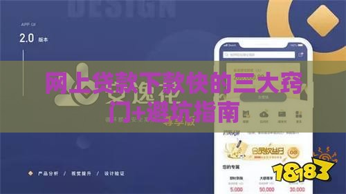 网上贷款下款快的三大窍门+避坑指南