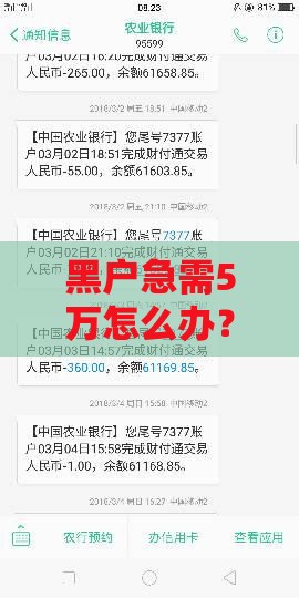 黑户急需5万怎么办？这5个渠道或许能帮你应急！