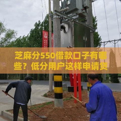芝麻分550借款口子有哪些？低分用户这样申请贷款更轻松！