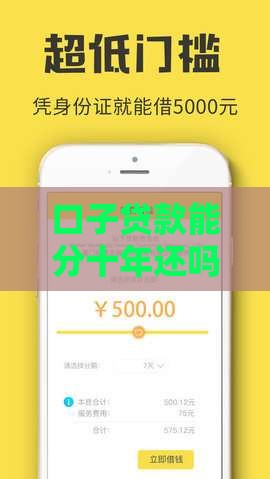 口子贷款能分十年还吗？老铁们关心的答案都在这了
