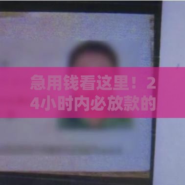 急用钱看这里！24小时内必放款的网贷平台有哪些？