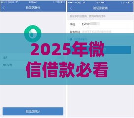 2025年微信借款必看！10大秒批下款平台实测推荐
