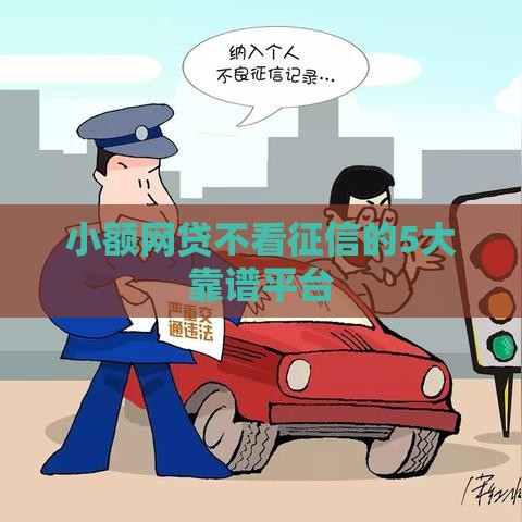 小额网贷不看征信的5大靠谱平台
