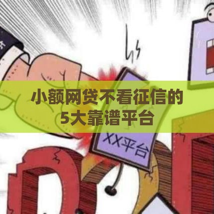 小额网贷不看征信的5大靠谱平台