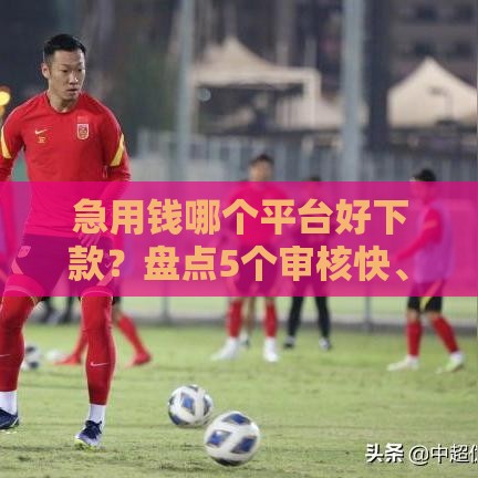 急用钱哪个平台好下款？盘点5个审核快、门槛低的靠谱贷款口子！