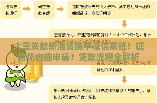 大王贷款新活贷携手征信系统！征信花也能申请？贷款流程全解析