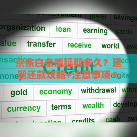 京东白条能延期多久？延期还款攻略+注意事项一篇讲透