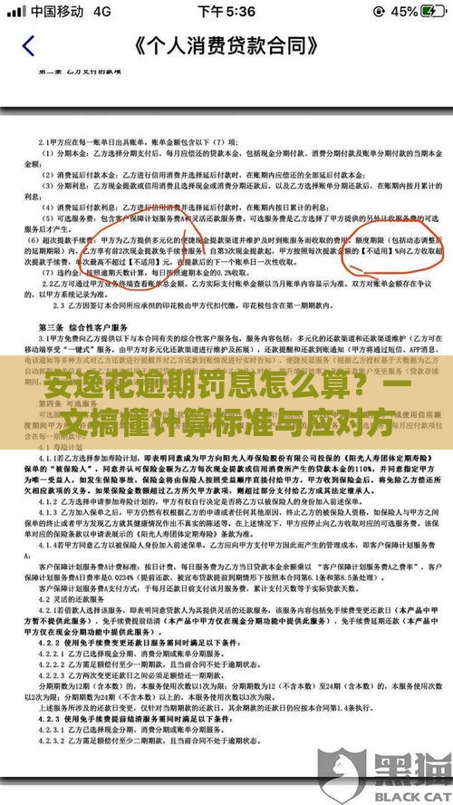 安逸花逾期罚息怎么算？一文搞懂计算标准与应对方法
