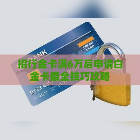 招行金卡满6万后申请白金卡最全技巧攻略