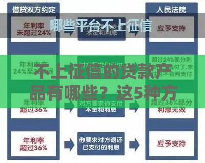 不上征信的贷款产品有哪些？这5种方案优缺点全解析！