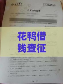花鸭借钱查征信吗？大数据审核要求全解析，看完这篇再申请！